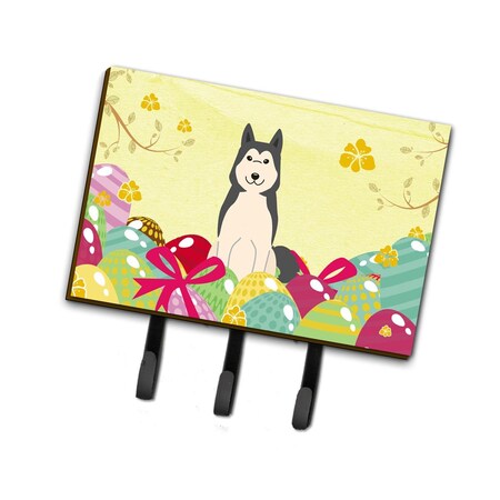 Carolines Treasures Easter Eggs West Siberian Laika Spitz Leash or Key Holder BB6025TH68